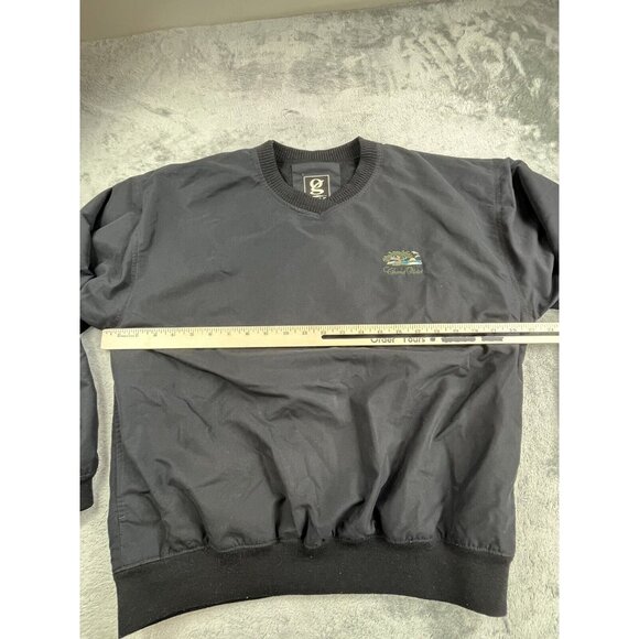 VTG Gear for Sport Men S Black V-Neck Golf Pullover Grand Hotel Mesh Windbreaker - Picture 4 of 14